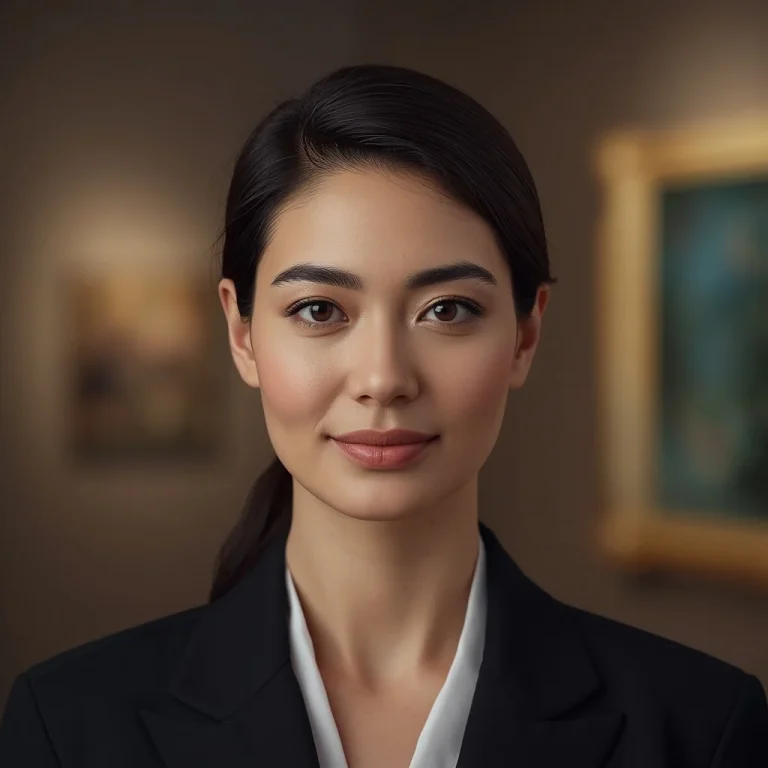 Art Gallery Impression | business profile ai prompt