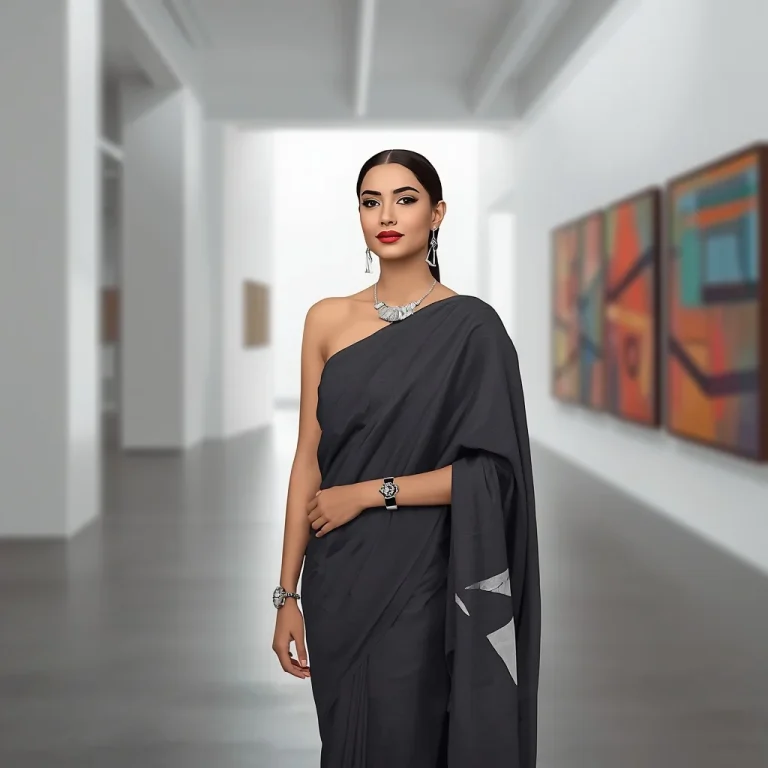 Art Gallery Saree Chic | new prompt ai video