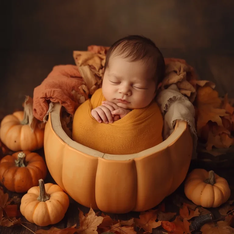 Autumn Baby Blessings | baby boy ai prompt