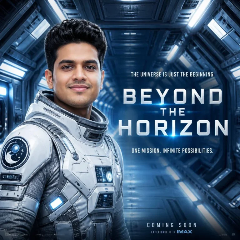 Beyond the Horizon | movie poster prompt for gemini