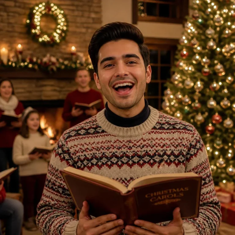 Carol Singing Joy | trending christmas prompt instagram