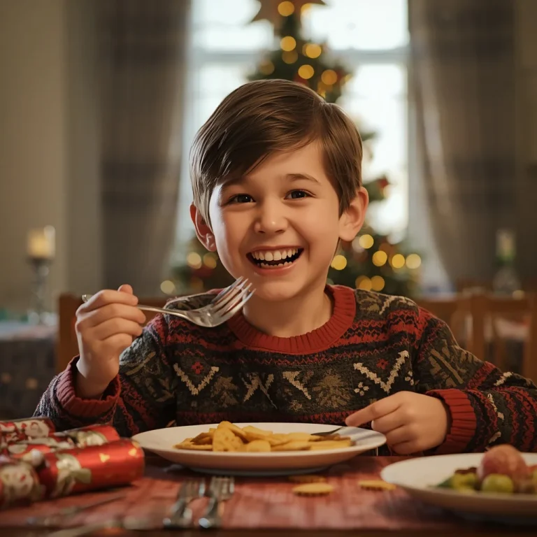Child at Christmas Dinner | merry christmas prompt chatgpt
