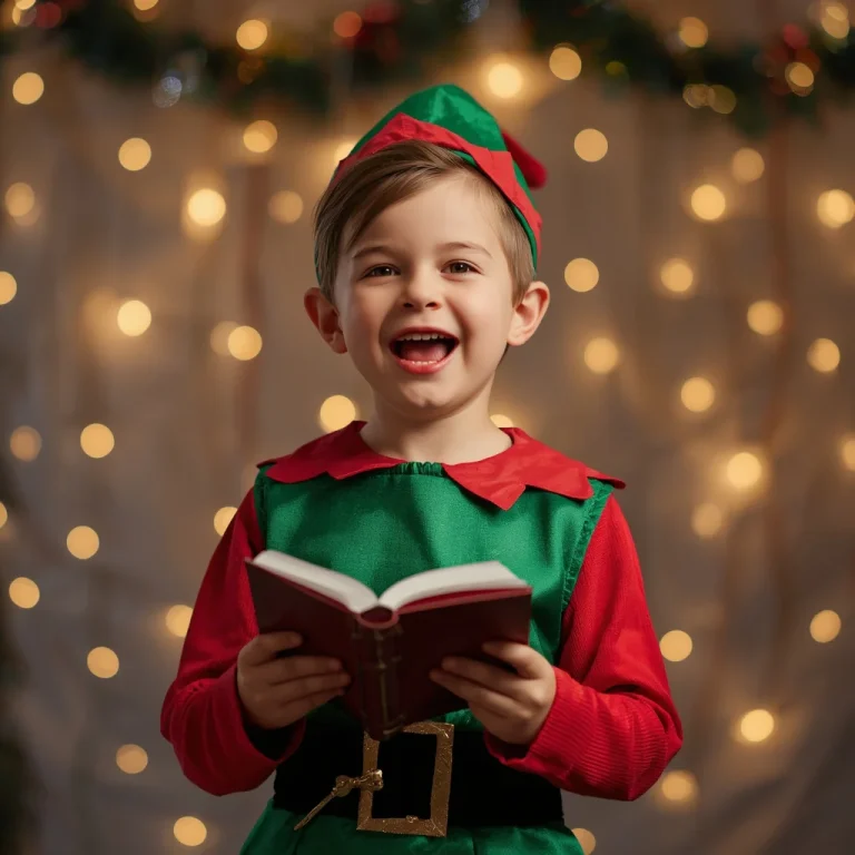 Child Singing Christmas | christmas couple ai prompt