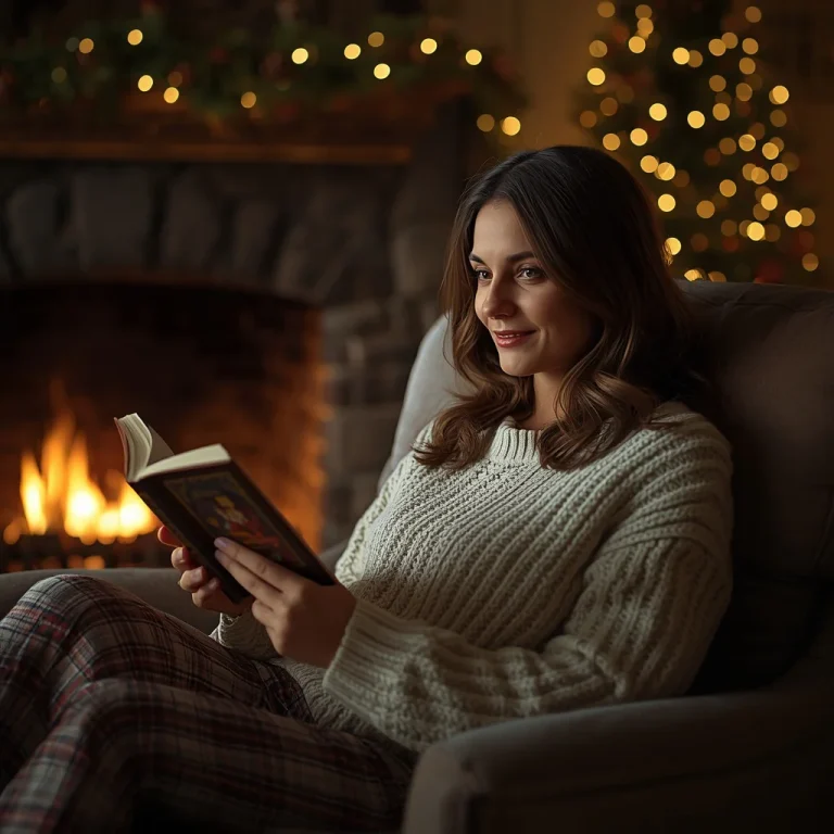 Cozy Christmas Eve Reading | christmas tree ai prompt