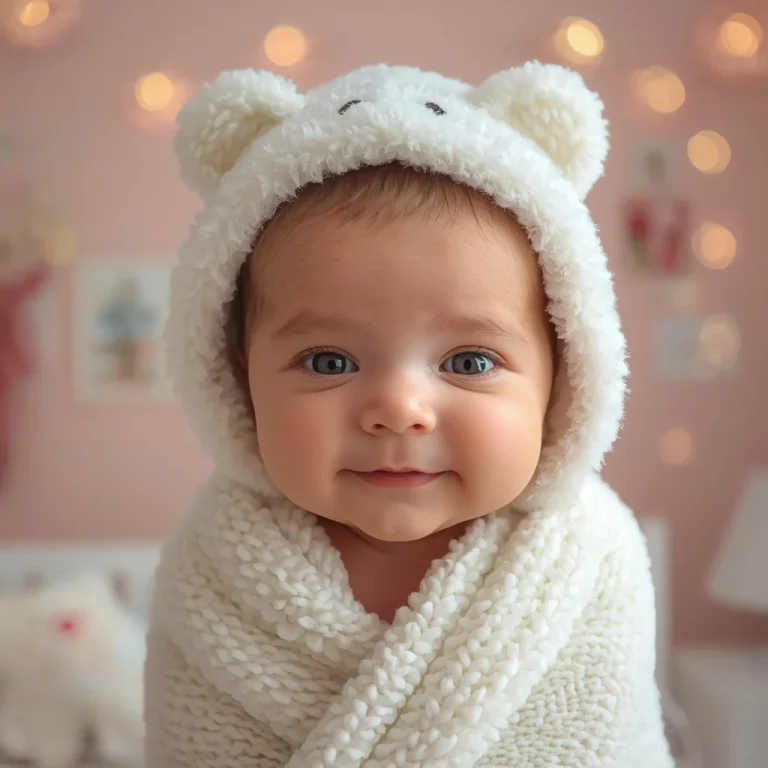 Cozy Hooded Swaddle | sleeping baby ai photo