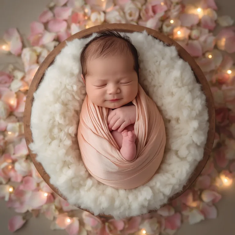 Cozy Nest of Love | infant photography ai prompt