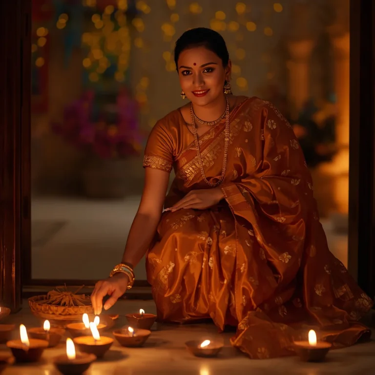 Diya Lighting Moment | happy diwali prompt chatgpt