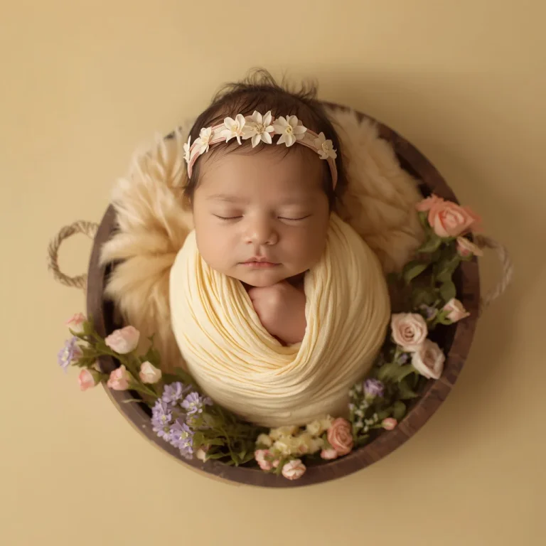 Floral Dreams of Spring | new born baby prompt for gemini