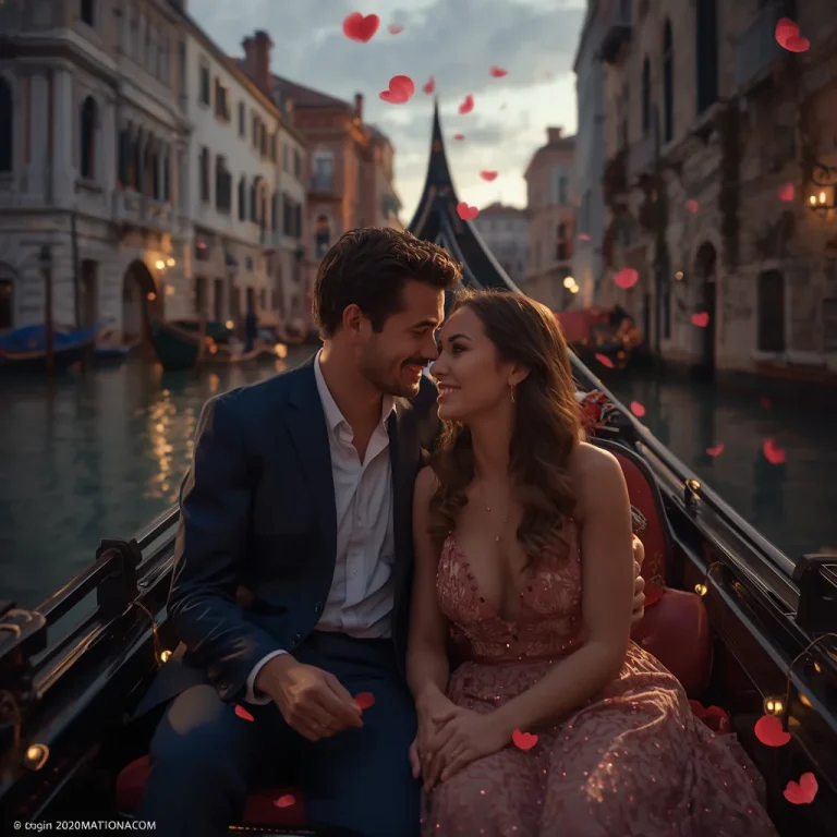 Gondola Ride Romance | Chat GPT prompt for couple photo Editing