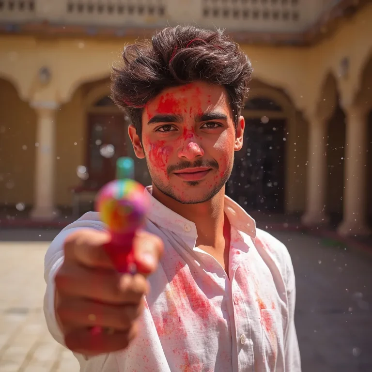 Holi Playful Splash | happy holi prompt chatgpt