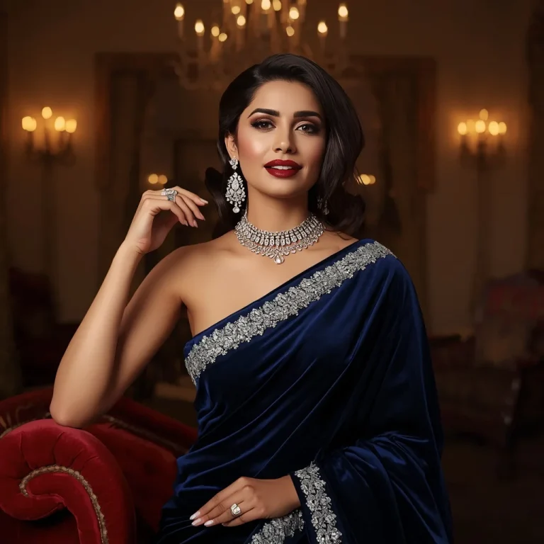 Luxury Indoor Saree Glamour | new prompt chatgpt