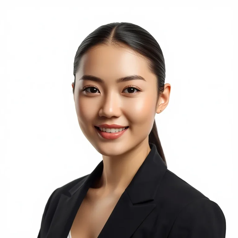 Minimalist High-Key Studio | business profile ai prompt