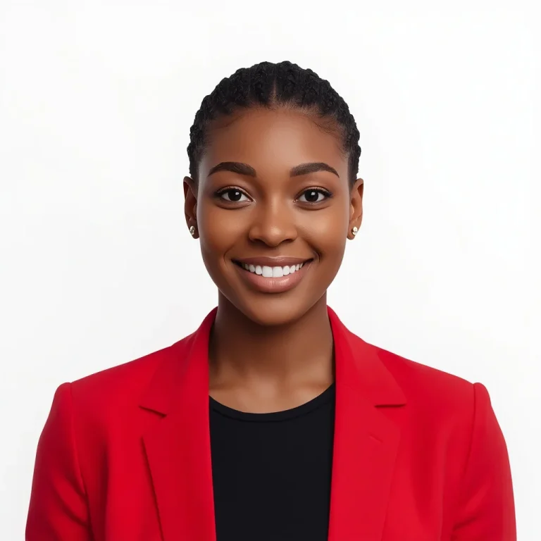 Minimalist White Wall Headshot | corporate headshot prompt chatgpt