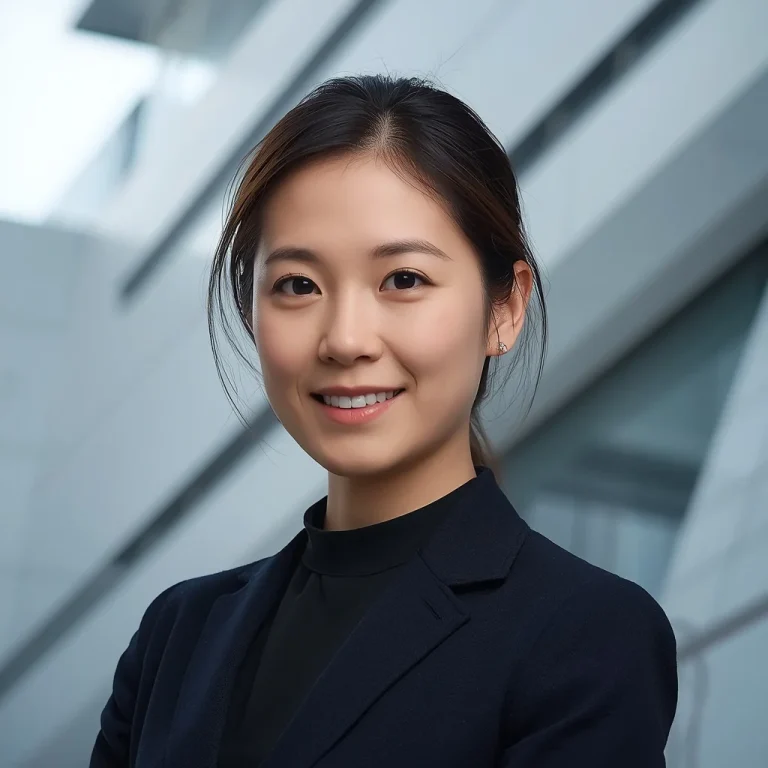 Modern Architectural Background | professional headshot ai prompt