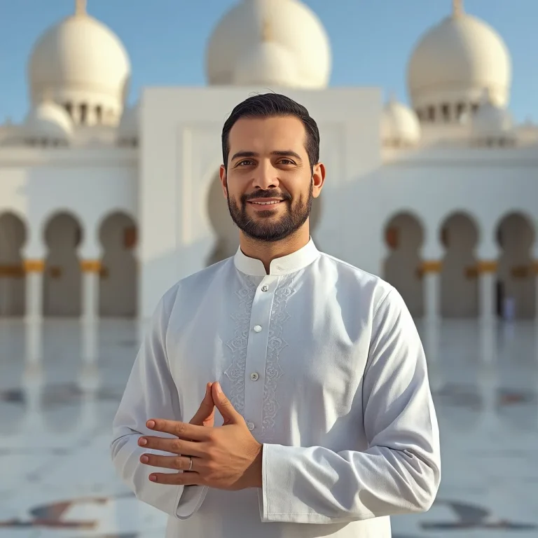 Morning Prayer at the Mosque | eid ai prompt