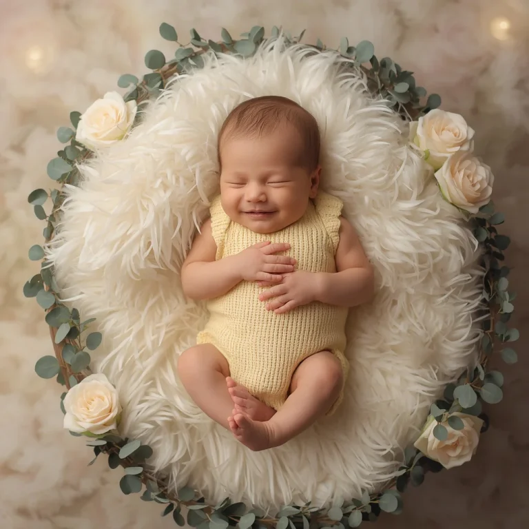 Newborn Baby Floral Dream | cute baby prompt chatgpt