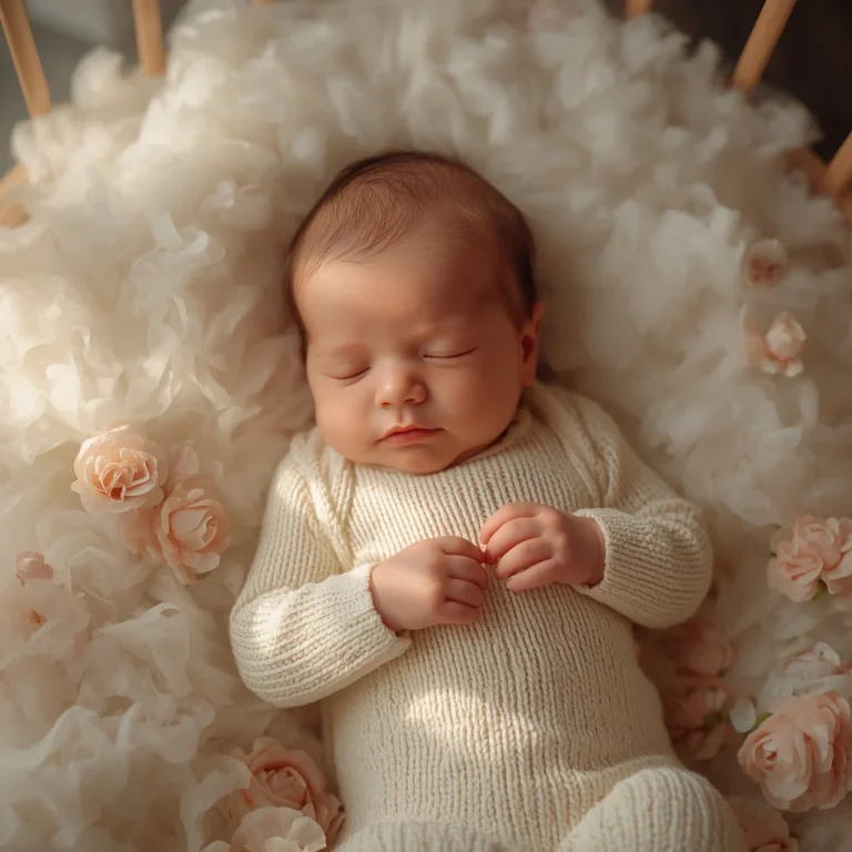 Peaceful Newborn Baby Floral Bedding | trending baby prompt instagram