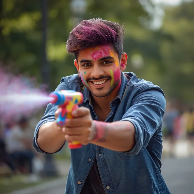 Pichkari Fun Outdoors | indian festival holi prompt
