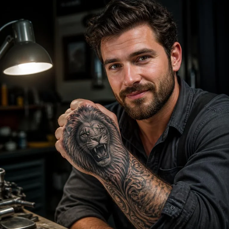 Realistic Hand Tattoo | tattoo ai prompt