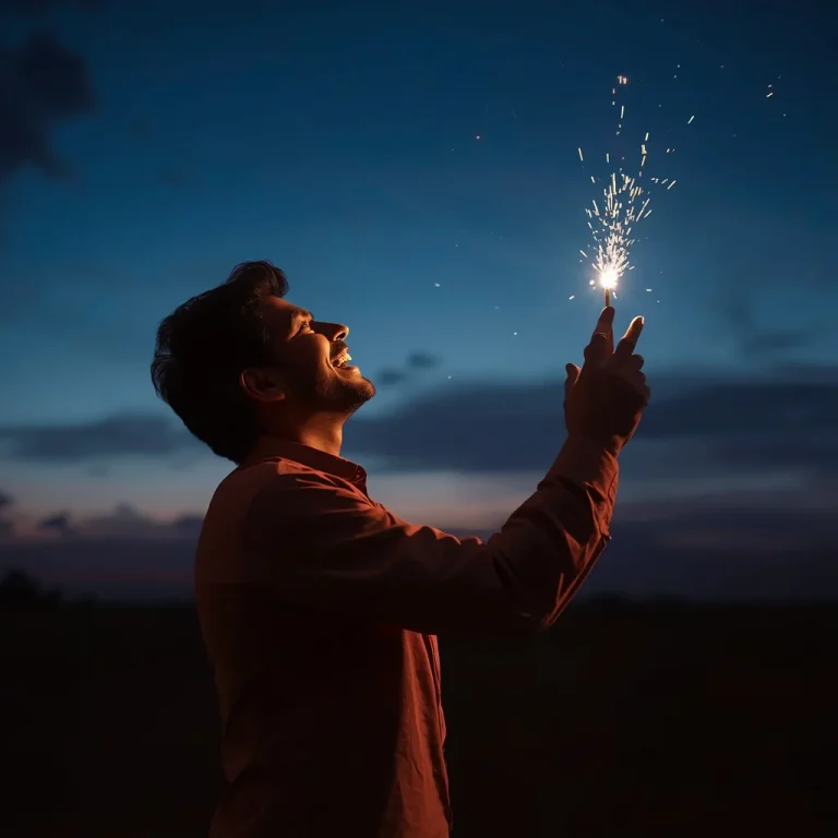 Rocket Firework Launch | diwali couple ai prompt