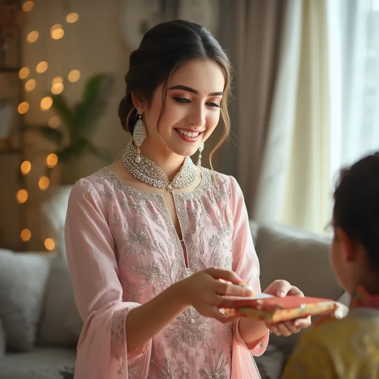 Sharing Eid Gifts | eid festival prompt for gemini