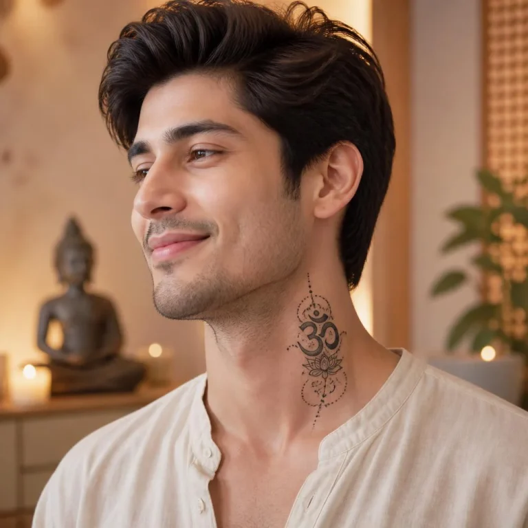 Spiritual Neck Mark | tattoo ai prompt