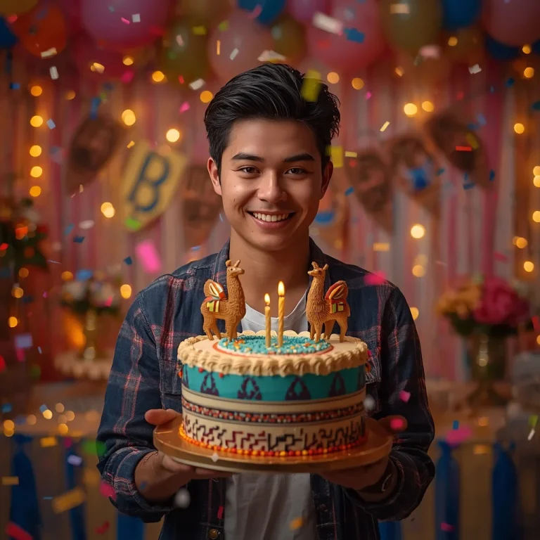 Sweet Birthday Moments with Cake | birthday girl ai prompt