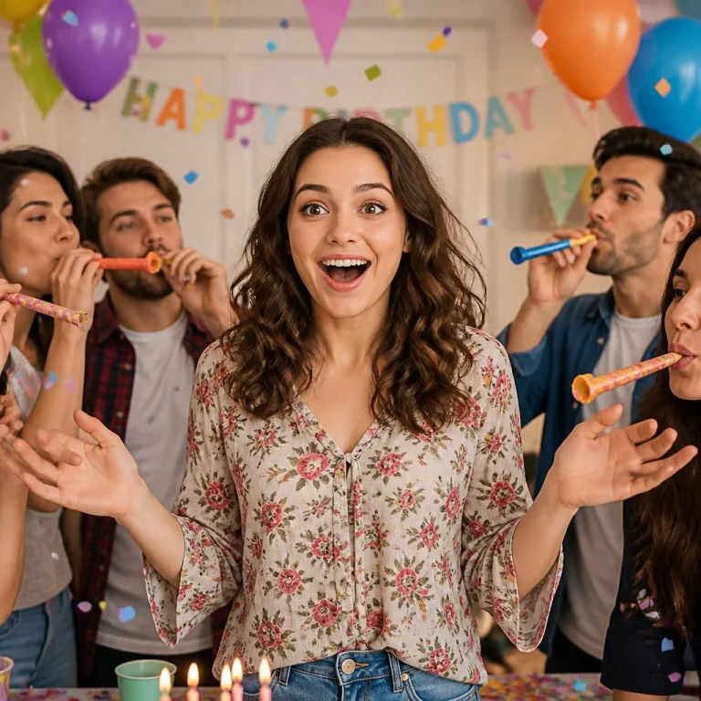 The Birthday Surprise | birthday party ai prompt