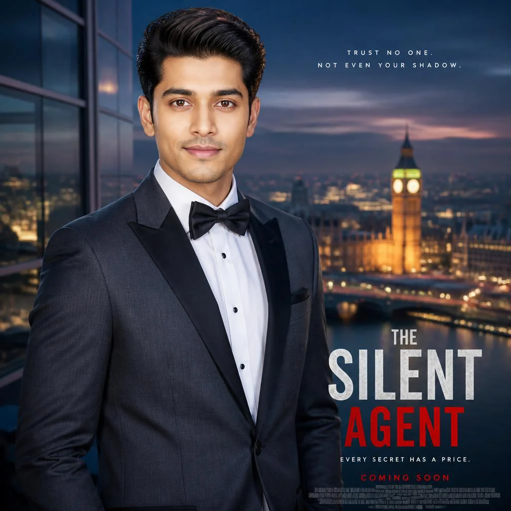 The Silent Agent | cinematic poster ai photo