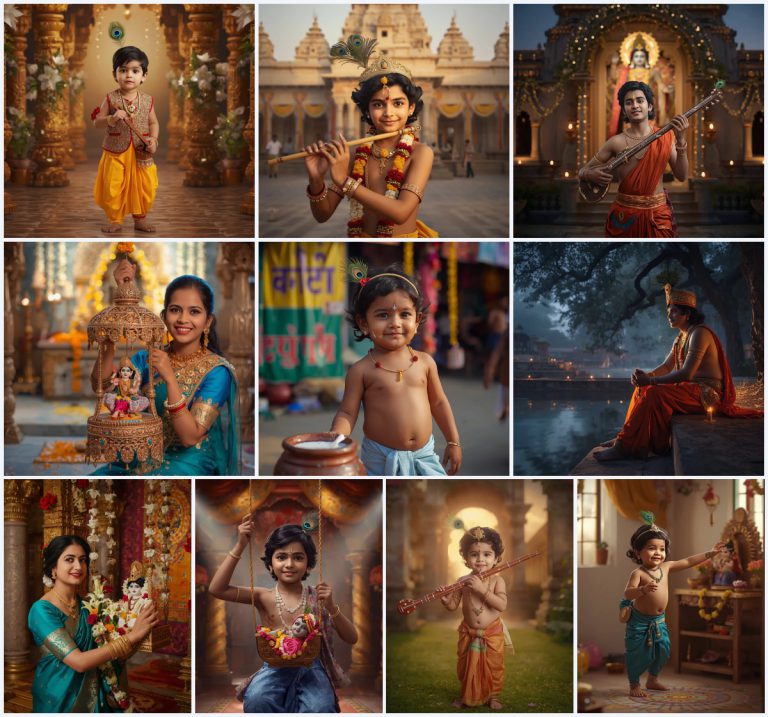 10 Best Baby Krishna prompt for Gemini AI for Stunning AI Photos