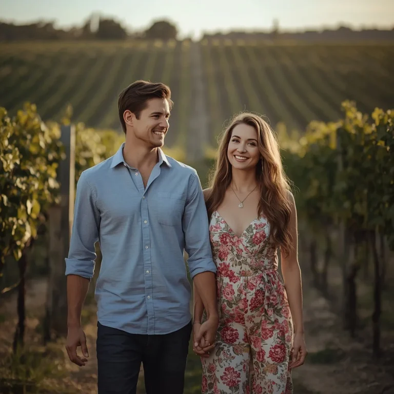 Vineyard Romantic Walk