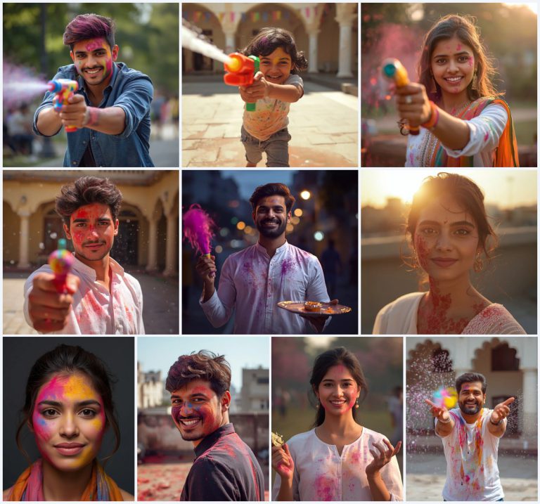 10 Best Holi prompt for girl for Stunning AI Photos
