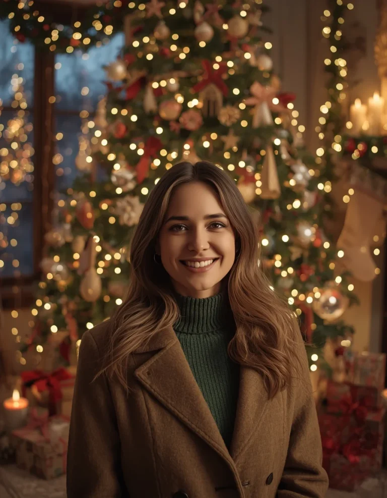 Christmas Lights and Festive Glow