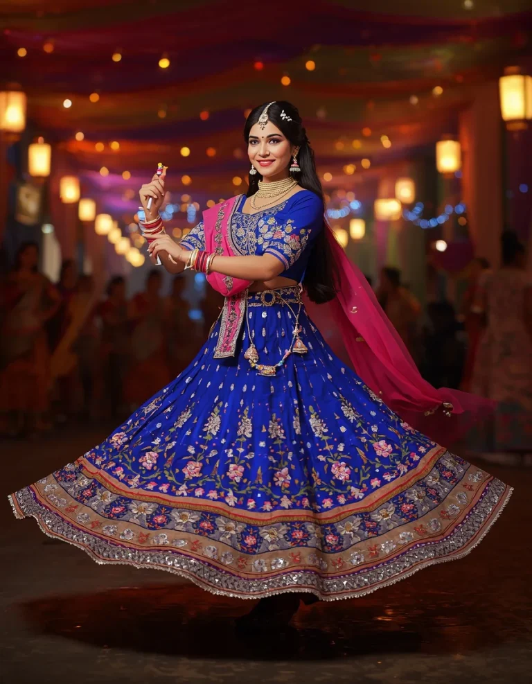 Spinning Chaniya Choli Dance
