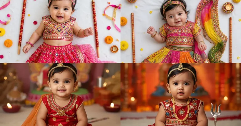 10 Best Navratri prompt for baby girl | Gemini navratri prompt for baby girl